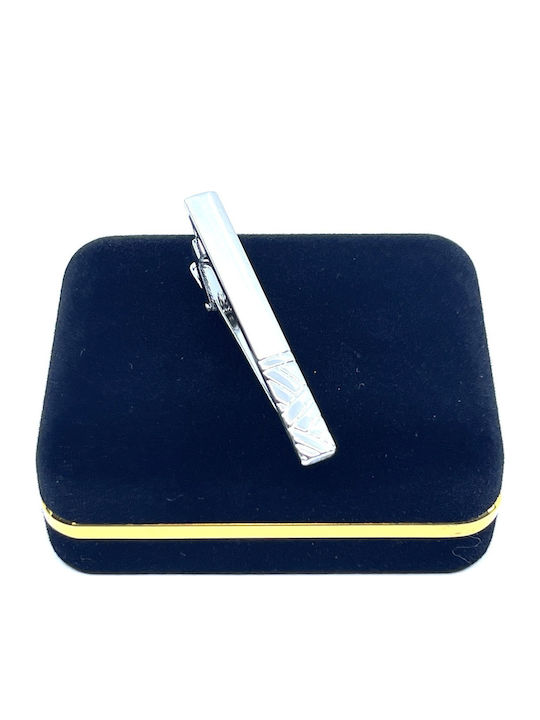 Legend Accessories Silver Tie Clip Silver 5cm