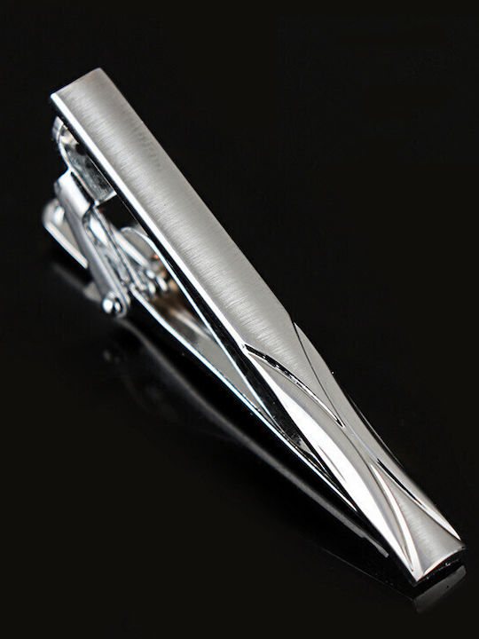 Legend Accessories Silver Tie Clip Silver 5cm