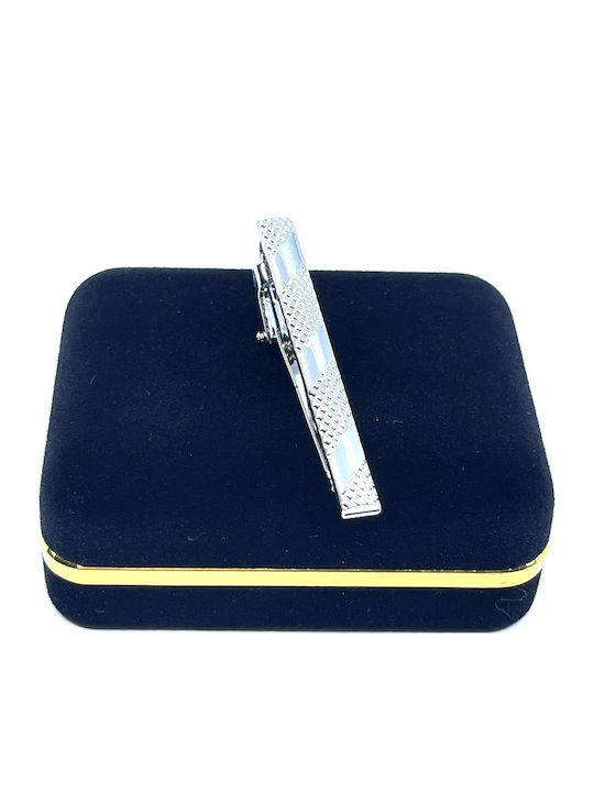 Legend Accessories Silver Tie Clip Silver 5cm