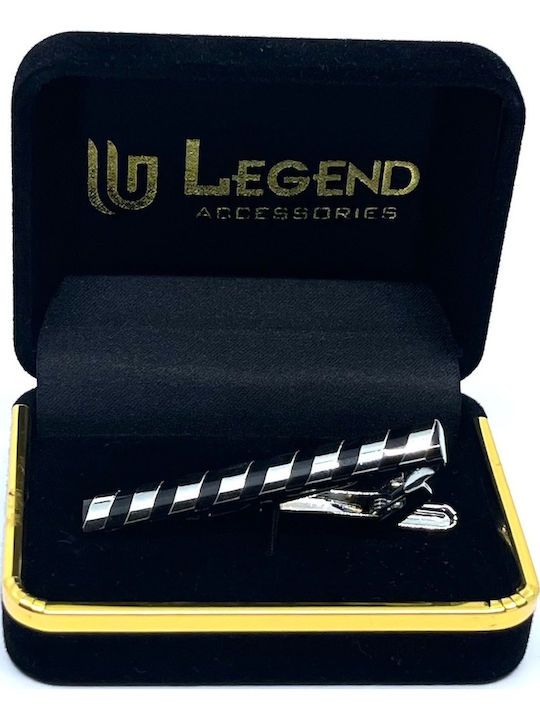Legend Accessories Silver Tie Clip Silver 5cm