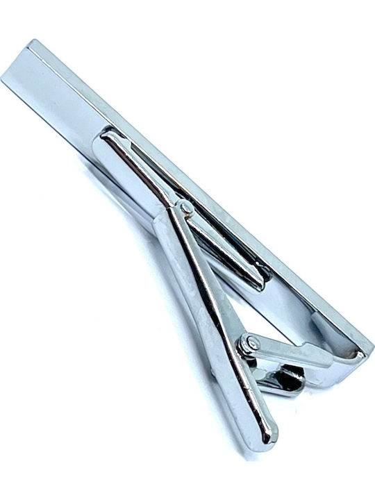 Legend Accessories Silver Tie Clip Silver 5cm