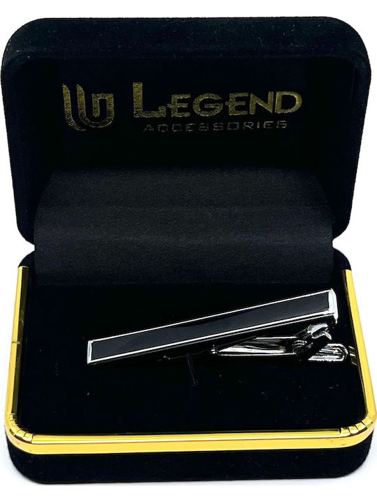 Legend Accessories Silver Tie Clip Silver 5cm