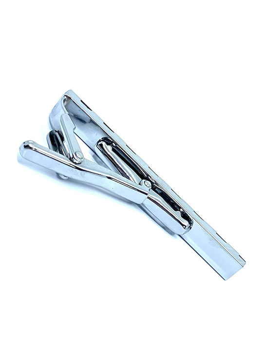 Legend Accessories Silver Tie Clip Silver 5cm