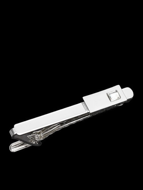 Pearl's Garden Brass Tie Clip Bronze