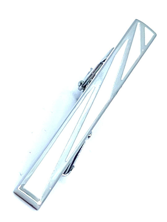 Legend Accessories Silver Tie Clip Silver 5cm