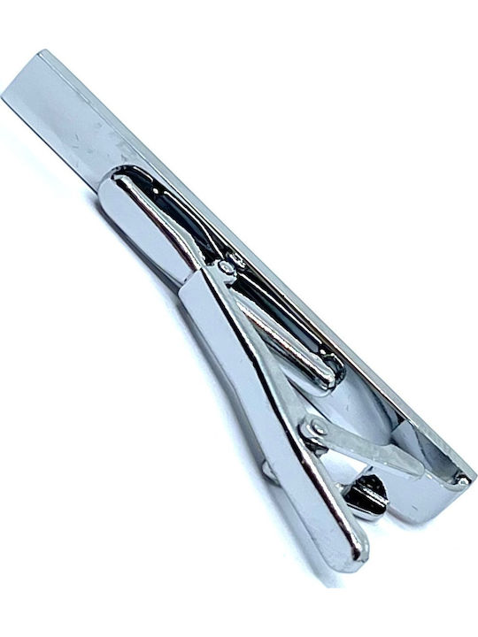 Legend Accessories Silver Tie Clip Silver 5cm