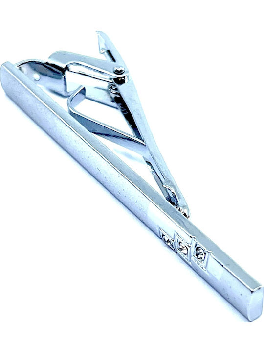 Legend Accessories Clip Γραβάτας από Ασήμι