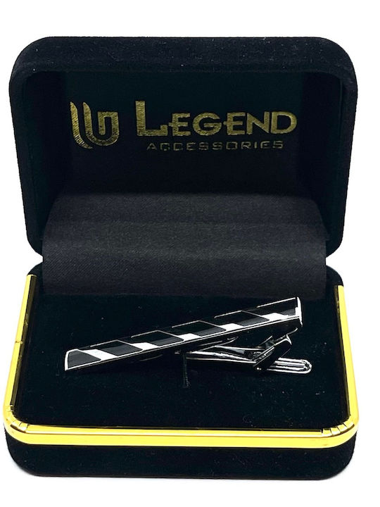 Legend Accessories Silver Tie Clip Silver 5cm