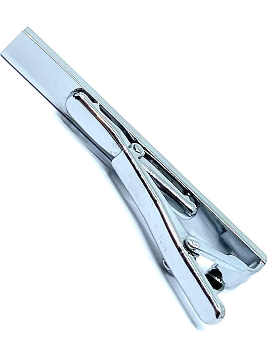 Legend Accessories Silver Tie Clip Silver 5cm