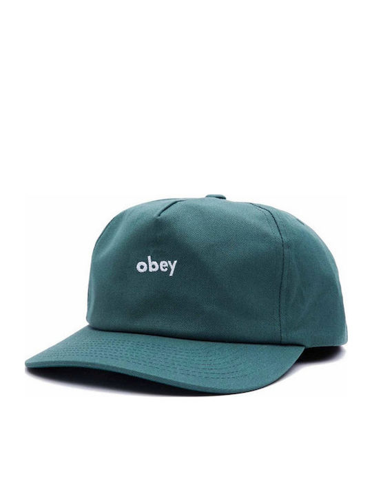 Obey Lowercase Snapback Sage 100580273