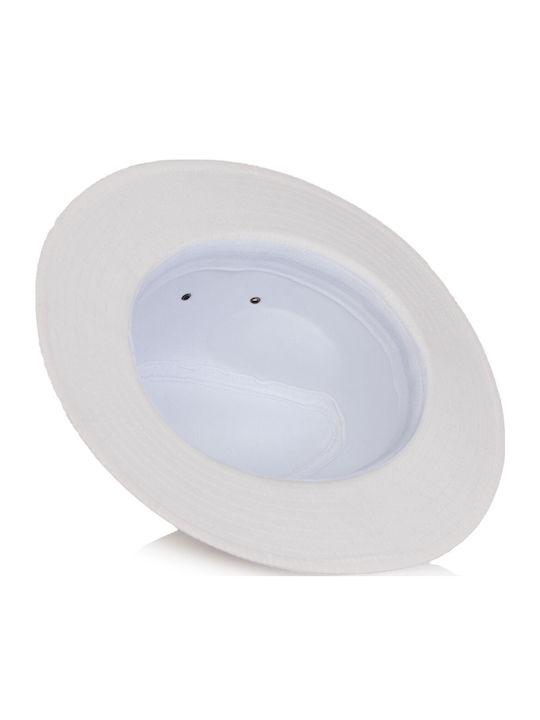 Karfil Fabric Men's Hat Fedora White