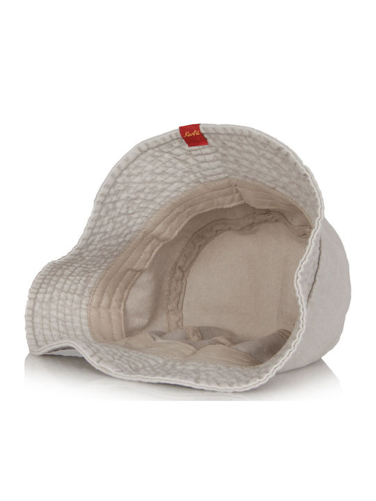 Karfil Herren-Hut Bucket-Stil Beige