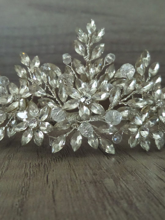 Bridal Tiara Crown K648 Sil-k648