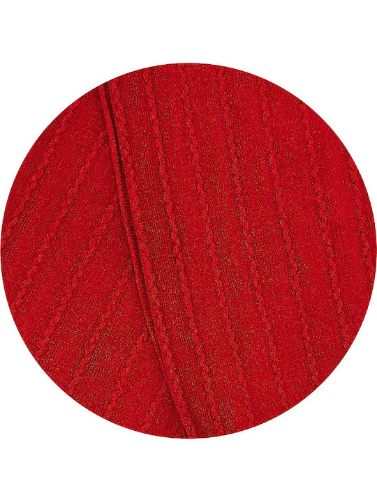 Women's Knitted Scarf Red