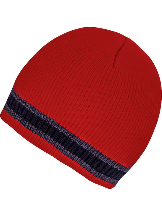 Beanie Beanie Knitted in Red color
