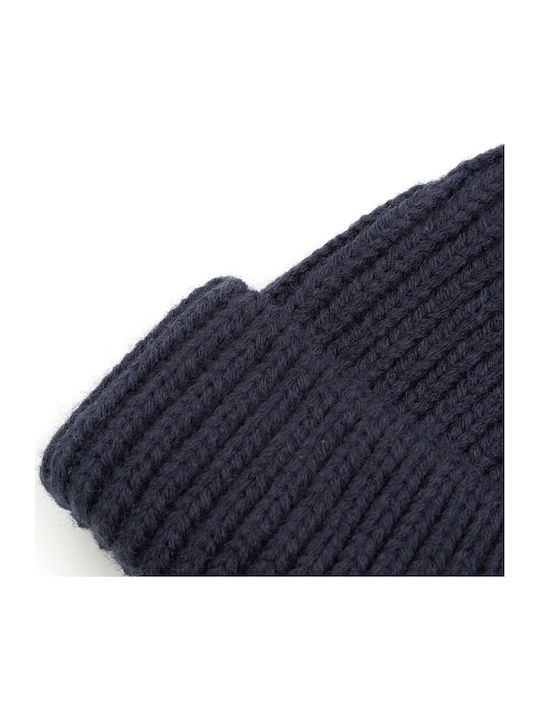 Beanie Ανδρικός Σκούφος Πλεκτός σε Navy Μπλε χρώμα