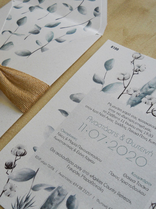 Hochzeitseinladung Gossypium Aaf8100