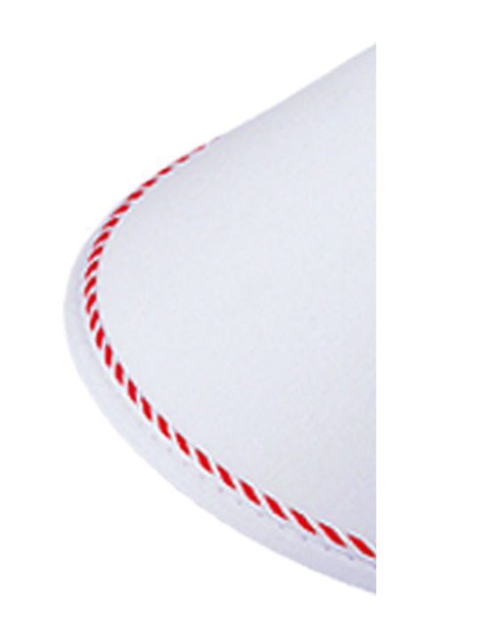 Brims and Trims Visor Cap Βαμβακερό Γυναικείο Καπέλο Visor Λευκό