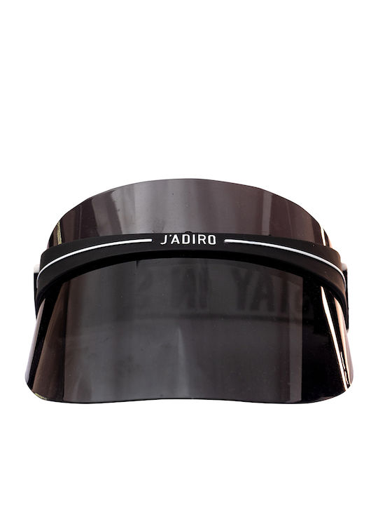 Brims and Trims Plastic Women's Visor Hat Black