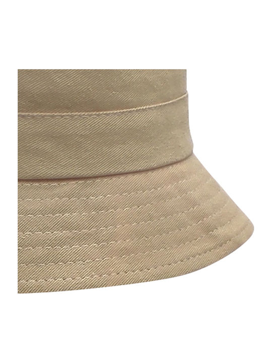 Brims and Trims Frauen Stoffartig Hut Eimer Beige