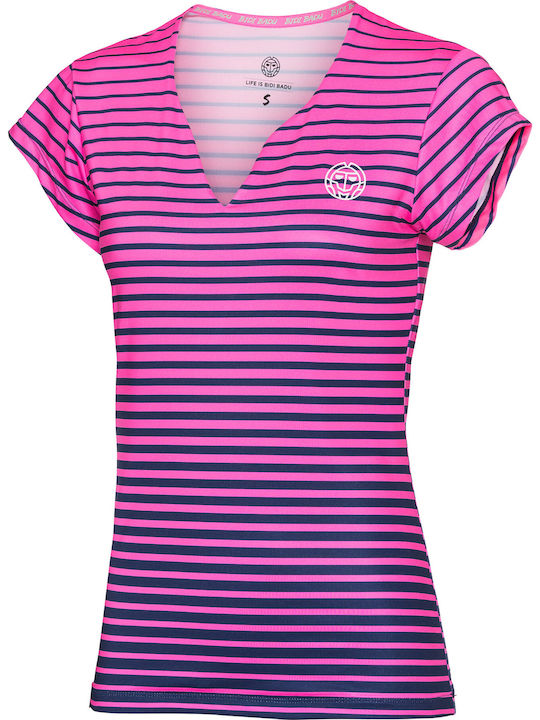 Bidi Badu 001021-PKDBL Women's Pink Tennis Blouse