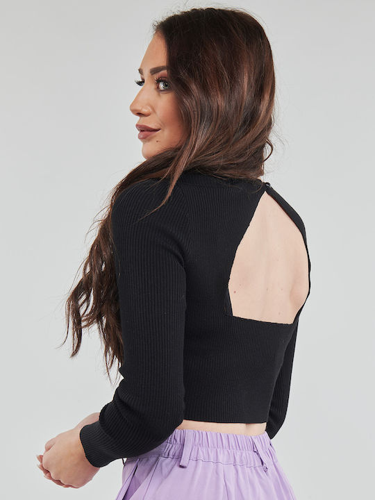 Women's Blouse Long Sleeve Black