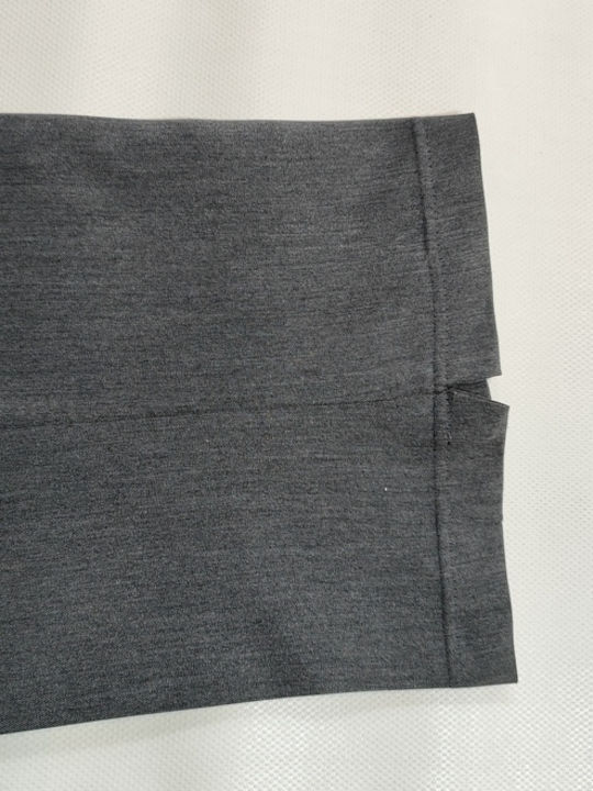 Women's Fabric Trousers with Elastic Navy Blue