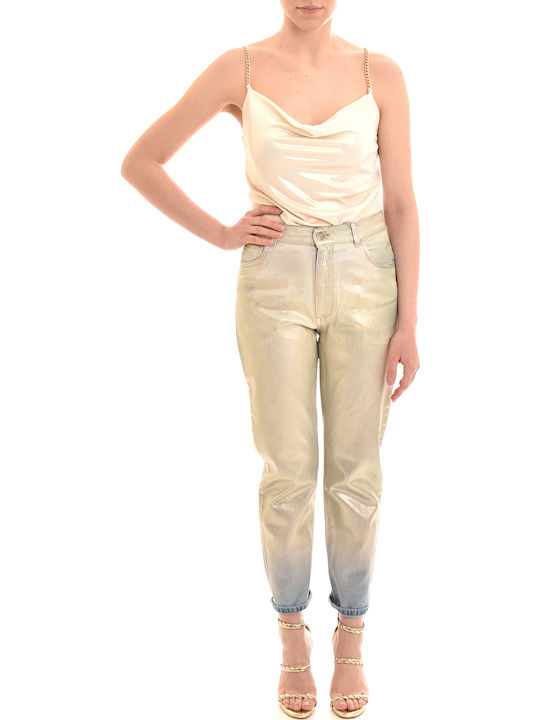 Damenjeans Light Blue/silver