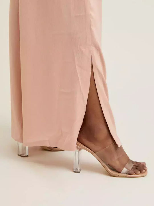 Γυναικείο Dusty Pink Σετ με Παντελόνι
