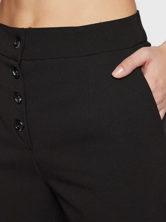 Women's Fabric Trousers Black