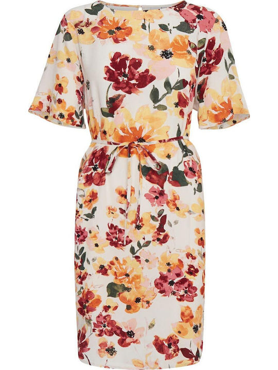Summer Midi Dress Tortoiseshell (12012/tapioca)