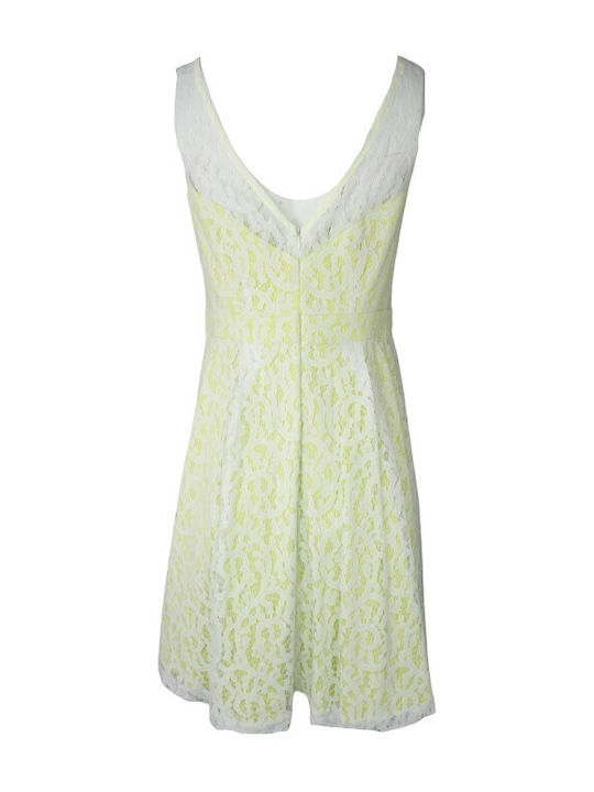 Sommer Mini Kleid Lime