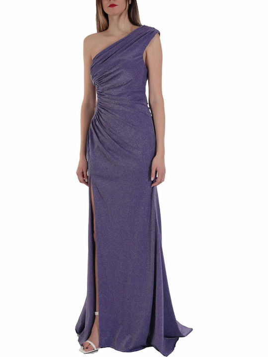 Summer Maxi Dress for Wedding and Christening Purple A3859