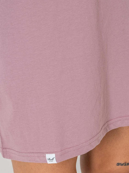 Καλοκαιρινό Mini T-shirt Φόρεμα Purple
