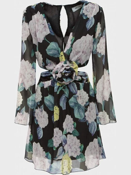 Sommer Mini Abend Damenkleid Schwarz