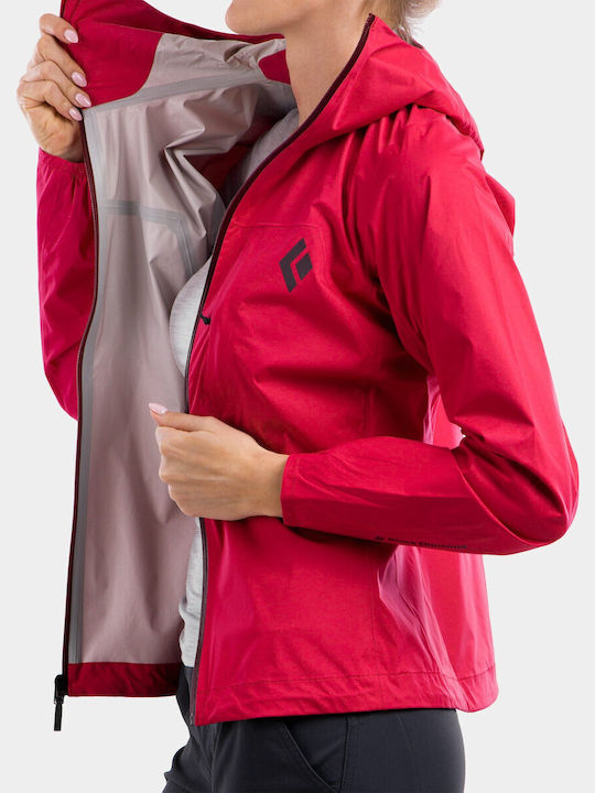 Fineline Hardshell Γυναικείο Μπουφάν Pomegranate