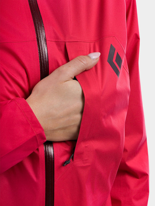 Fineline Hardshell Γυναικείο Μπουφάν Pomegranate