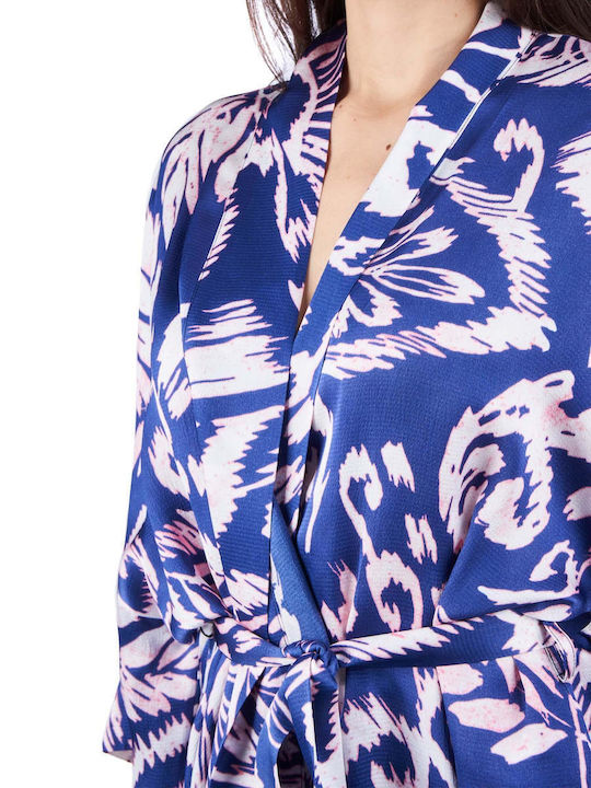 Damen Kimono Blau