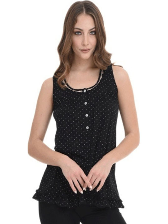 Zen Intimates Summer Women's Pyjama Set Black