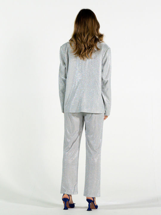 Thead Women's Blazer Silver