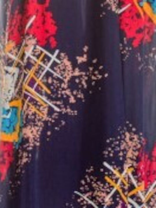 Eleven Große Größen Damen Maxi Kleid Strand Blau