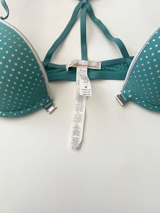 Push Up Bra Underwire Green-petrol
