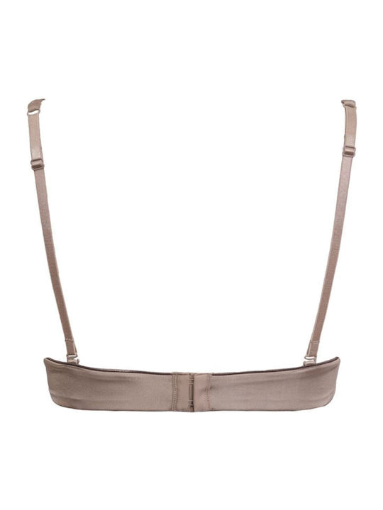 Bronze. Strapless Σουτιέν με Ελαφριά Ενίσχυση & Μπανέλες
