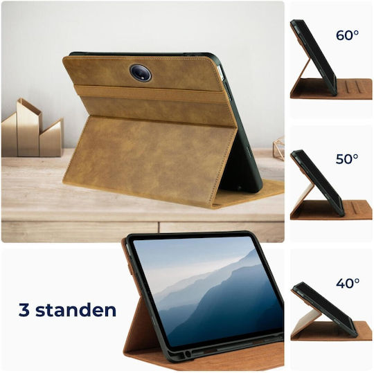 Rosso Oppo Pad Neo 11.4" Air2 11.4" Element Флип капак Кафяв (OnePlus Pad Go, Oppo Pad Neo, Air2)