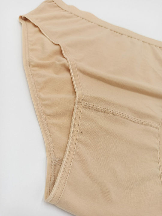 High Waist Women's Slip 3Pack Beige