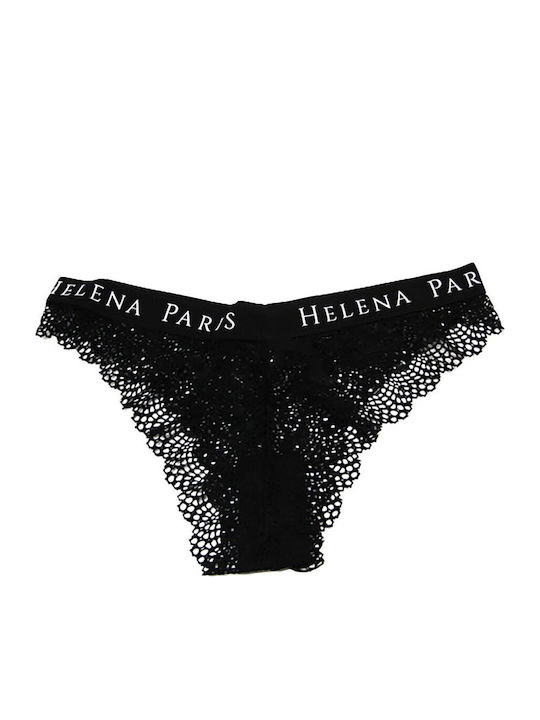 Femeie Brazilia cu Dantelă Negru