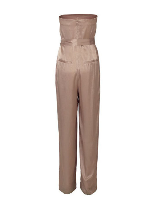 Women's Strapless One-piece Suit Pink