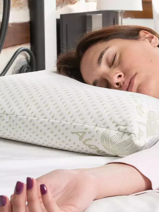 Alpha Foam Relax Aloe Vera Μαξιλάρι Ύπνου Memory Foam Ανατομικό 40x70x11cm