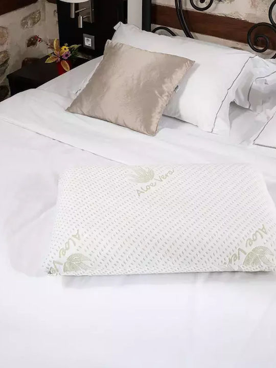 Alpha Foam Relax Aloe Vera Μαξιλάρι Ύπνου Memory Foam Ανατομικό 40x70x11cm