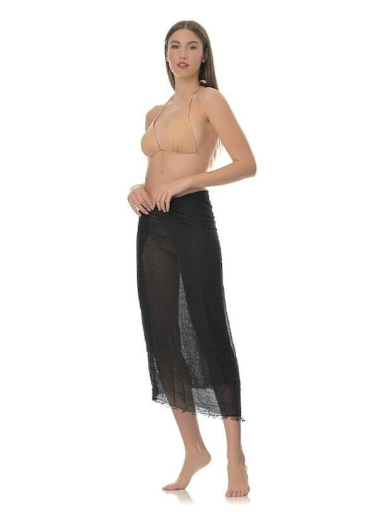 Pareo Fular Negru Pr1810